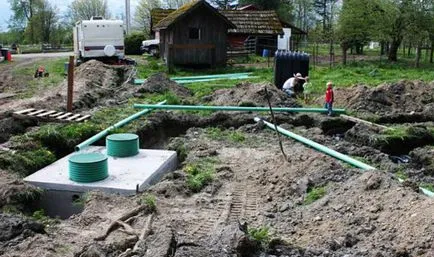 În cazul în care septica situat în zona de departe de fosa septica în zona de frontieră în zona învecinată,