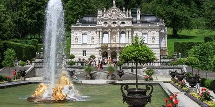 Castelul Linderhof (schloss Linderhof) - cum să obțineți de la Munchen, du-te la MUNCHEN