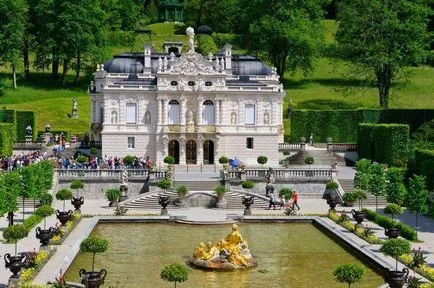 Castelul Linderhof - Bavaria bijuterie pentru regele nebun