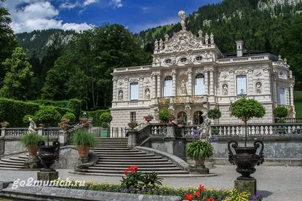 Castelul Linderhof (schloss Linderhof) - cum să obțineți de la Munchen, du-te la MUNCHEN