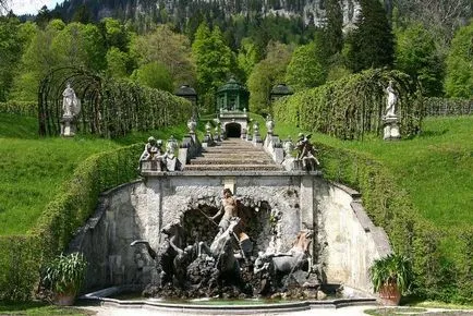 Castelul Linderhof - Bavaria bijuterie pentru regele nebun