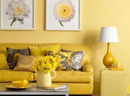 Sárga Lounge - fotó és design tippek