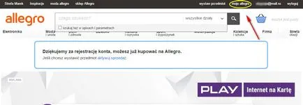 Allegro Lengyelország orosz, hogyan lehet egy vásárlás