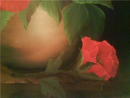 Akril virág díszítő festmények