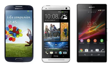 Ce vybrat- Samsung Galaxy S 4, htc unul sau Sony xperia z