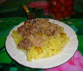 Carne de vită în lapte