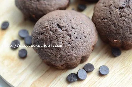 A tökéletes recept a csokoládé muffin, egyszerű receptek