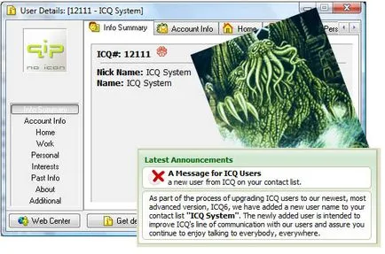 Sistemul icq sau 12111