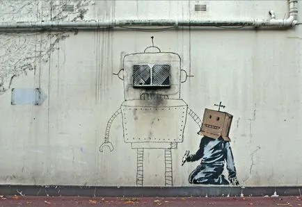 Graffiti - o uimitoare, misterioasă și controversată a lui Banksy interesant!