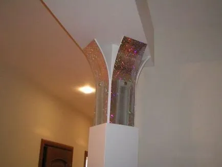Декоративни колони в интериора на един апартамент - как да се направи уравняване - лесно нещо