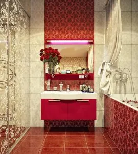 Design fürdőszoba, a legjobb fotókat a belső