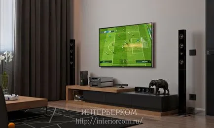 Design Home Theatre în interiorul unei case sau apartament