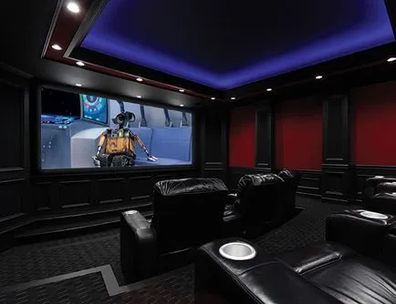 Design Home Theatre în interiorul unei case sau apartament