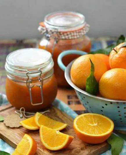 оранжеви рецепти и методи за десерт готвене Jam