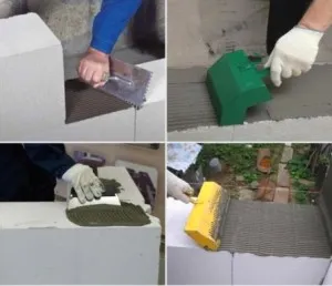 Szerelési útmutató beton blokkok falazat és befejező technikák
