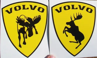 A történet a logók az autók Volvo ágaskodó jávorszarvas (ágaskodó jávorszarvas)