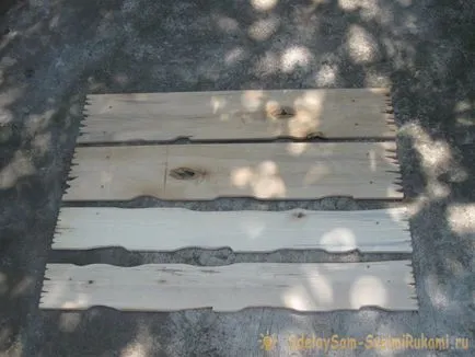Осъществяване дървена шезлонг, майсторски клас със собствените си ръце