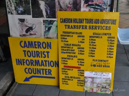 Cum se ajunge la Penang de la Kuala Lumpur, Cameron Highlands și Insulele