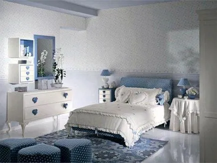 Interior de un dormitor pentru fată, secretele de acasă - confort în casă cu mâinile lor!