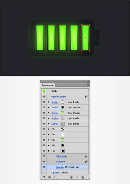 Cum de a desena un elegant baterii pictogramă în Adobe Illustrator