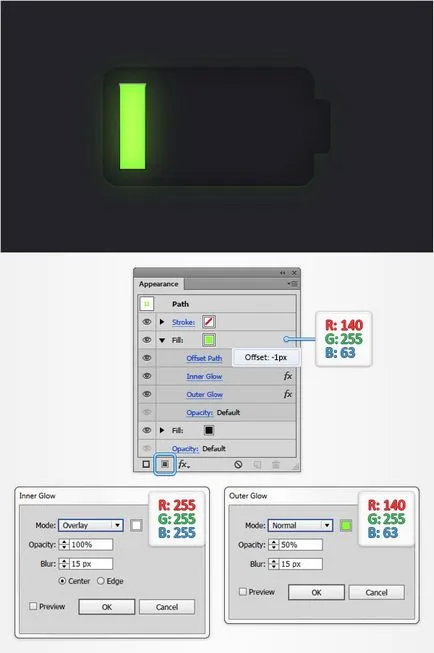 Cum de a desena un elegant baterii pictogramă în Adobe Illustrator