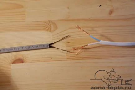 Cum de a conecta cablul de încălzire