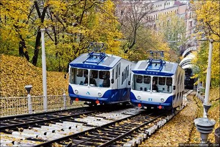 Cum funicular Kiev - o sursă de bună dispoziție