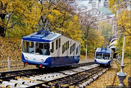 Cum funicular Kiev - o sursă de bună dispoziție