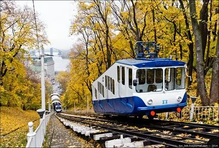 Cum funicular Kiev - o sursă de bună dispoziție