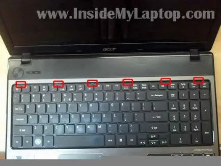 Hogyan szétszedni laptop Acer Aspire 5251 sorozat