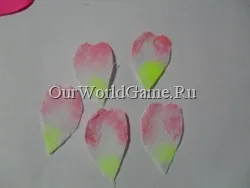 Как да си направим черешовите цветове от гофрирана хартия