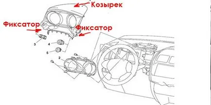 Demontarea panoului de bord mitsubishi ASX, scoate tabloul de bord pentru Mitsubishi SUV