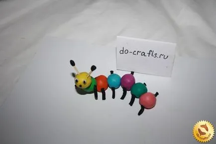 Cum orb Caterpillar din lut, face un master-class cu propriile lor mâini cu fotografii