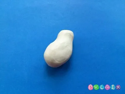 Ca un papagal cacadu plastilină orb în etape