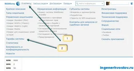 Cum pot retrage bani de la WebMoney (WebMoney) și WMR portofel numerar