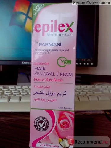 Crema epilatoare Farmasi epilex de îngrijire feminină a crescut & amp; unt de shea - «Bună dragă Bocage ca