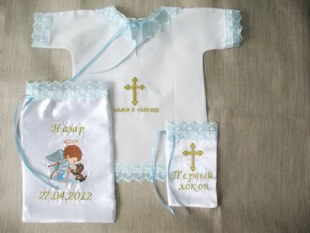 Baptismal set de mâini - modul de a alege baptismale stabilit pentru fete și băieți