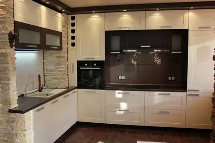 Bucătărie unghiulare moderne (41 poze) designul lor propriile mâini, ghid, fotografii și tutoriale video