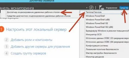 Терминал сървъра за лицензиране на Windows Server 2012