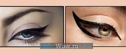 Ochi de pisică make-up pas cu pas fotografie