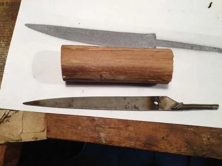 Майсторски клас на нож направен от половини на ножици