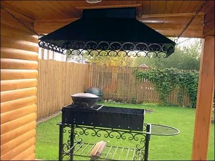 Fém motorháztető barbecue saját kezűleg