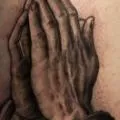 Praying палмово татуировка
