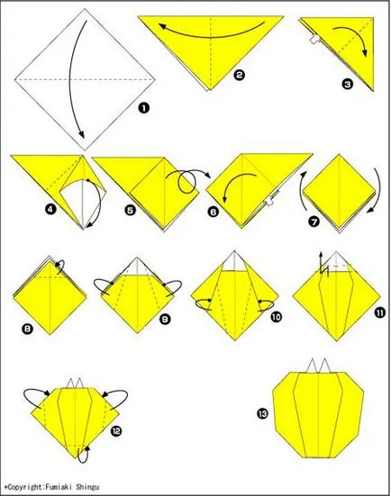 Cum sa faci un trandafir din hârtie pentru începători, interesant și origami simplu