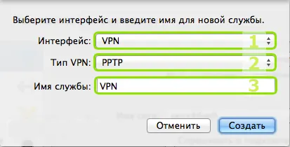 Configurarea vpn (PPTP) pe aer Mac OS X macbook, MacBook Pro, iMac (instrucțiuni pas cu pas cu imagini)