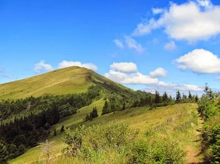 Nemzeti park „Szkole Beszkidek” gyöngy a Kárpátok