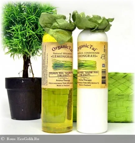 Șampon natural Lemongrass Tai organic - opinie ekoblogera Rous