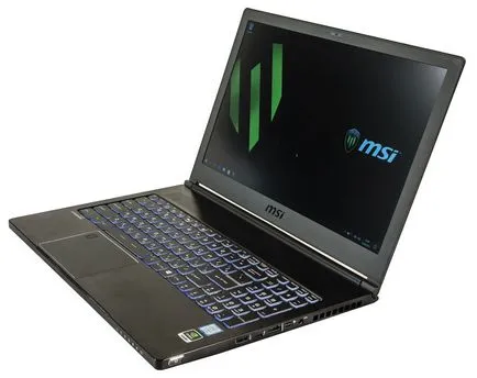 Notebook MSI ws63 7rk за CAD и 3D-дизайн