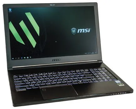 Notebook MSI ws63 7rk за CAD и 3D-дизайн