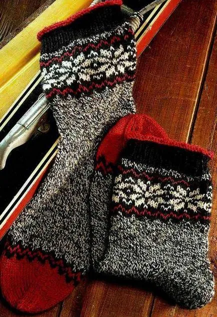 Чорапи с норвежките модели, дамски касичка